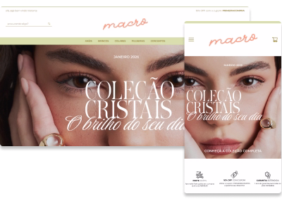 Mockup de acessórios